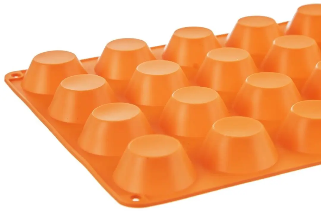 Orion Silline Siliconen Bakvorm Mini Muffins - Bruin - afbeelding 5 van 6