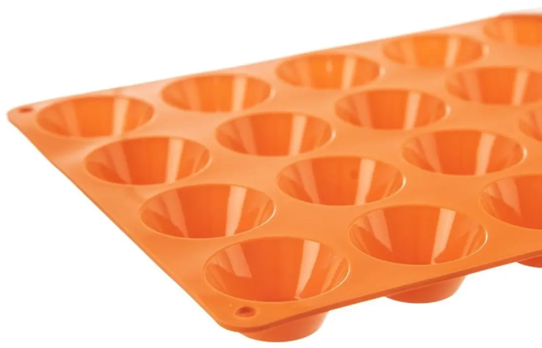 Orion Silline Siliconen Bakvorm Mini Muffins - Bruin - afbeelding 2 van 6