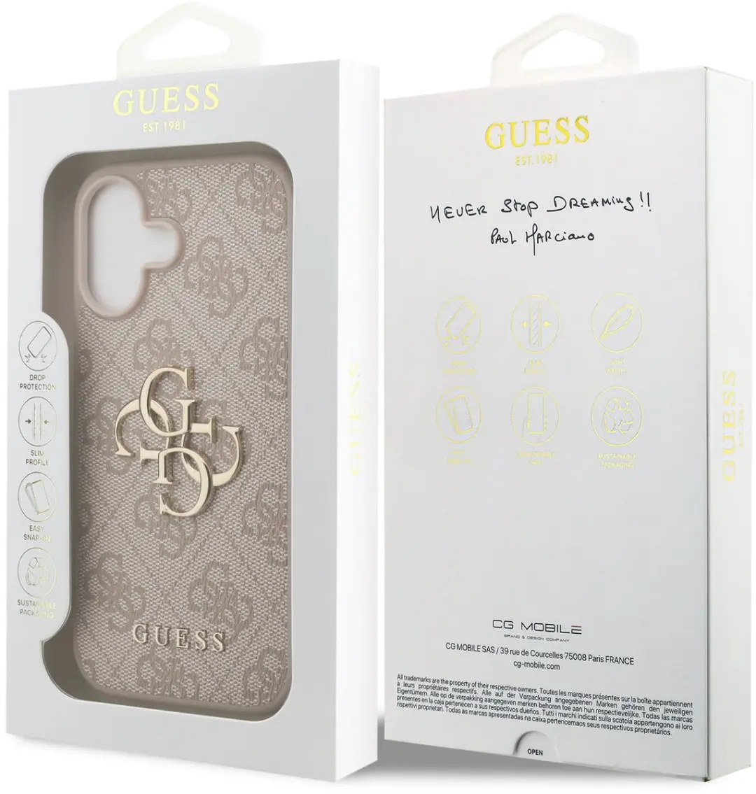 GUESS Back Cover Hoesje iPhone 17 - Roze - 14678