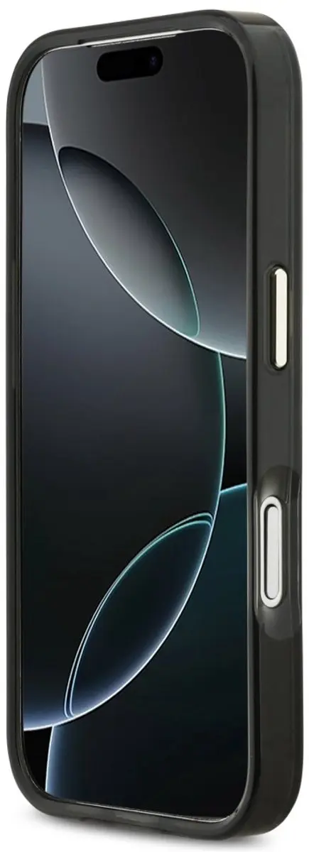 Guess GUHMP17L4DTTR Hoesje iPhone 17 Pro Max - MagSafe - Zwart/Bruin