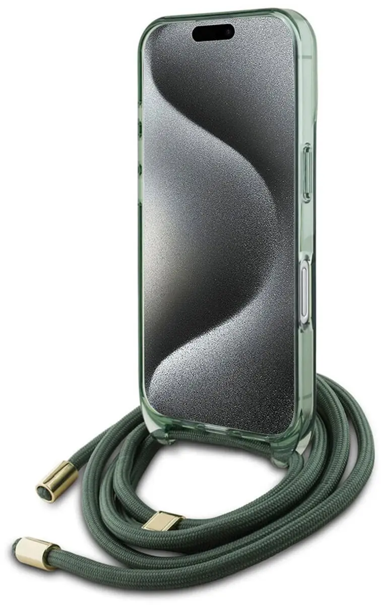 GUESS MagSafe Backcover iPhone 16 - Groen - GUHMP16SHCTSGNSN