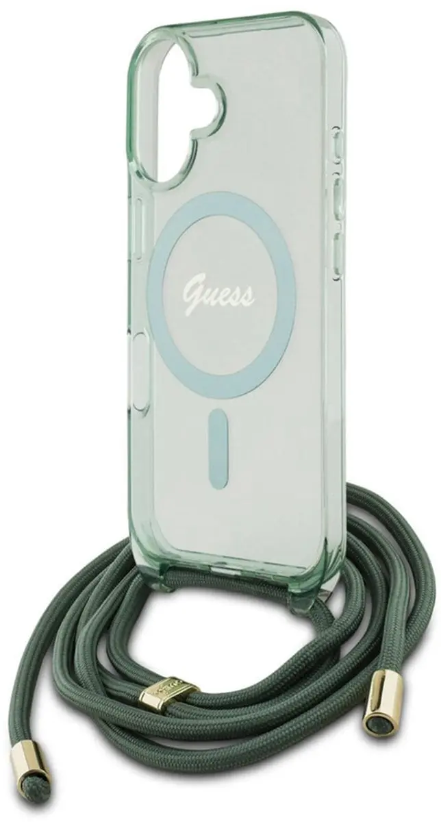 GUESS MagSafe Backcover iPhone 16 - Groen - GUHMP16SHCTSGNSN - afbeelding 6 van 6