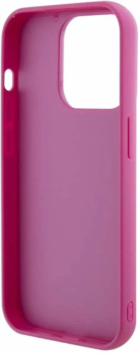 GUESS Sequins Script Logo Hoes Magenta - iPhone 15