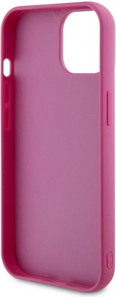 GUESS Sequins Script Logo Hoes Magenta - iPhone 15