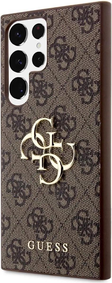GUESS GUHCS24L4GMGBR Hoesje Samsung Galaxy S24 Ultra - Bruin - afbeelding 6 van 6