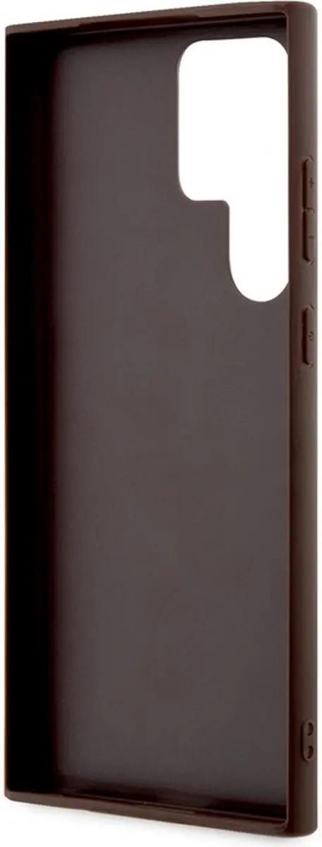 GUESS GUHCS24L4GMGBR Hoesje Samsung Galaxy S24 Ultra - Bruin