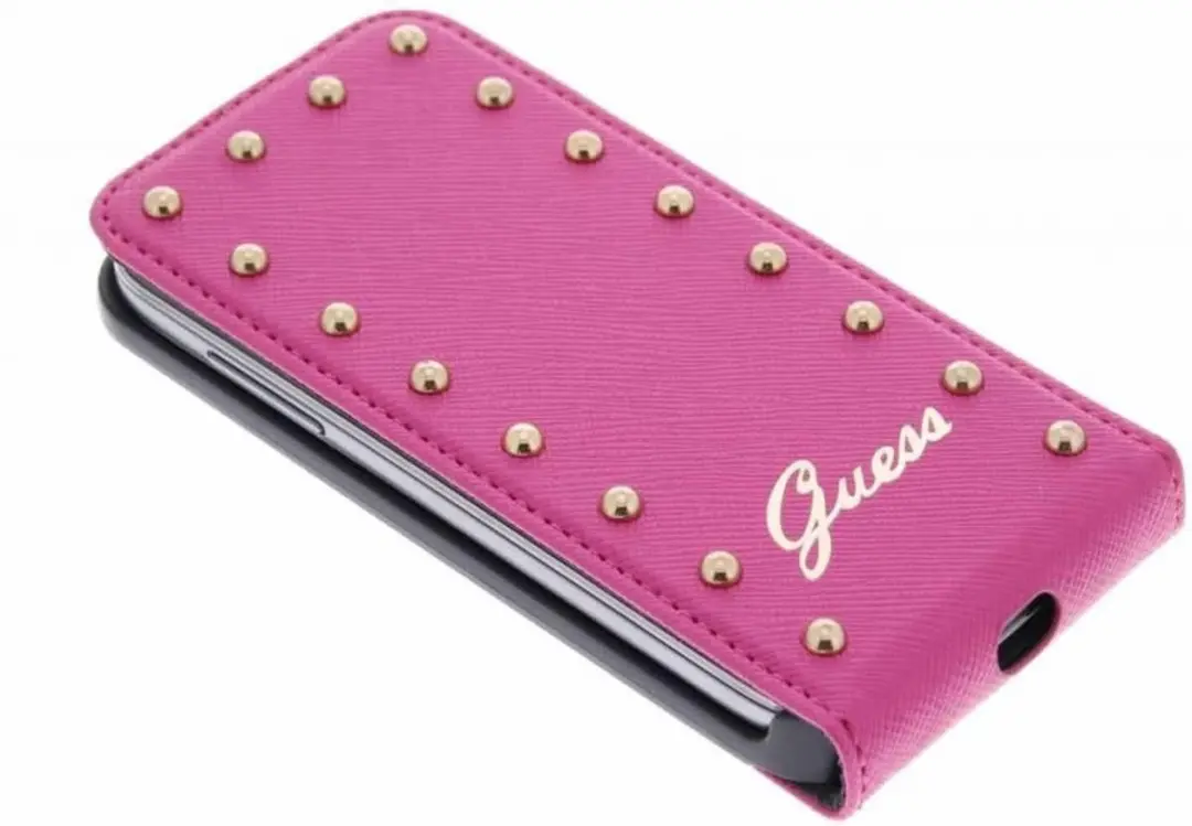 Guess Studded Flip Case i919032883505 - Roze