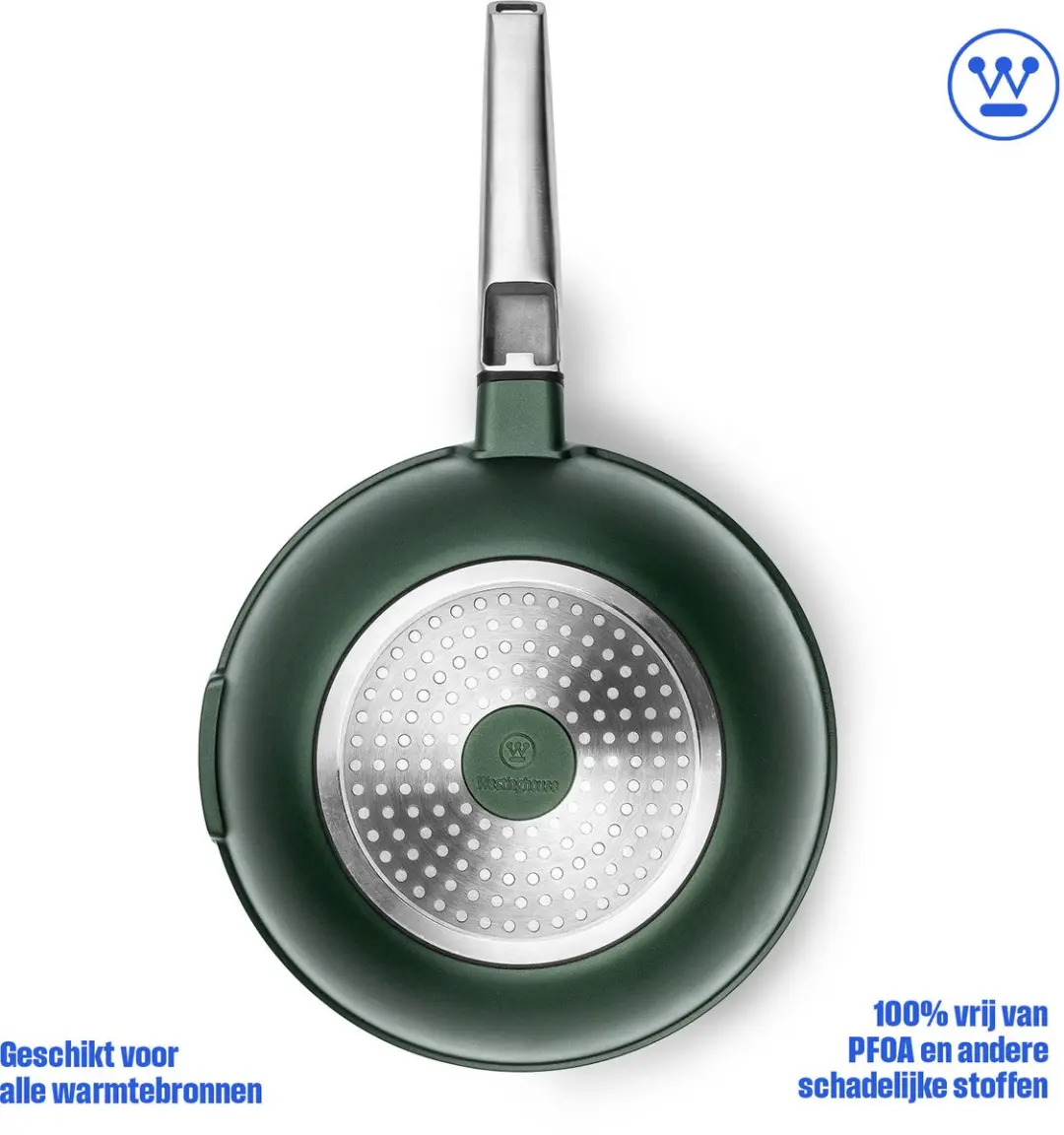 Westinghouse Performance Koekenpan 24cm - Inductie - Groen