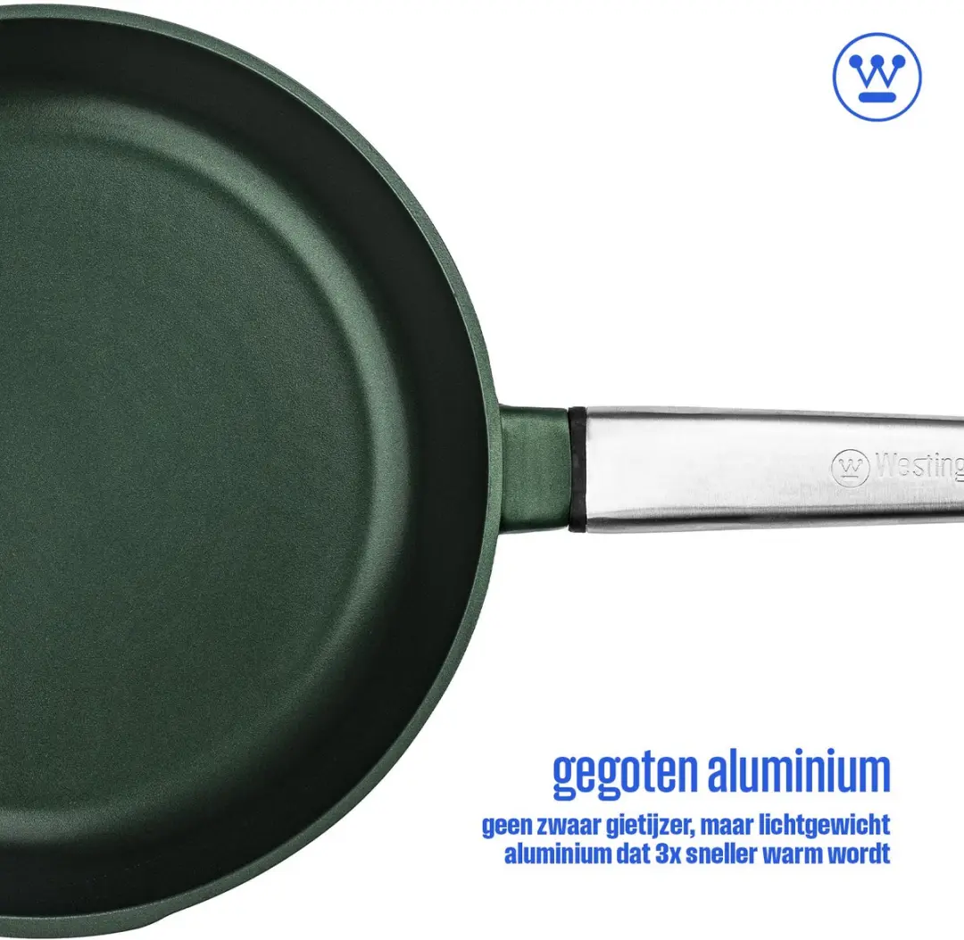 Westinghouse Performance Koekenpan 24cm - Inductie - Groen