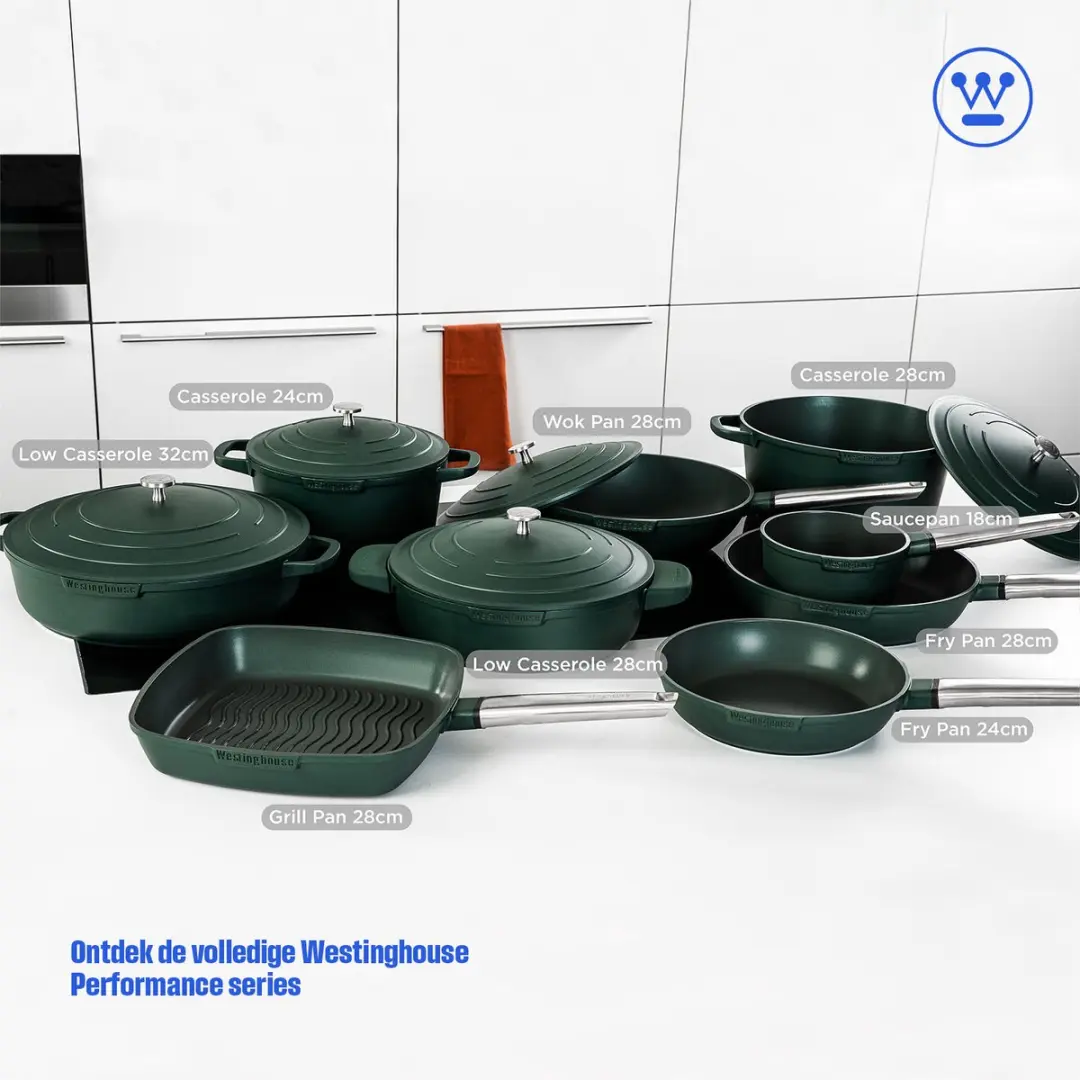 Westinghouse Performance Koekenpan 24cm - Inductie - Groen