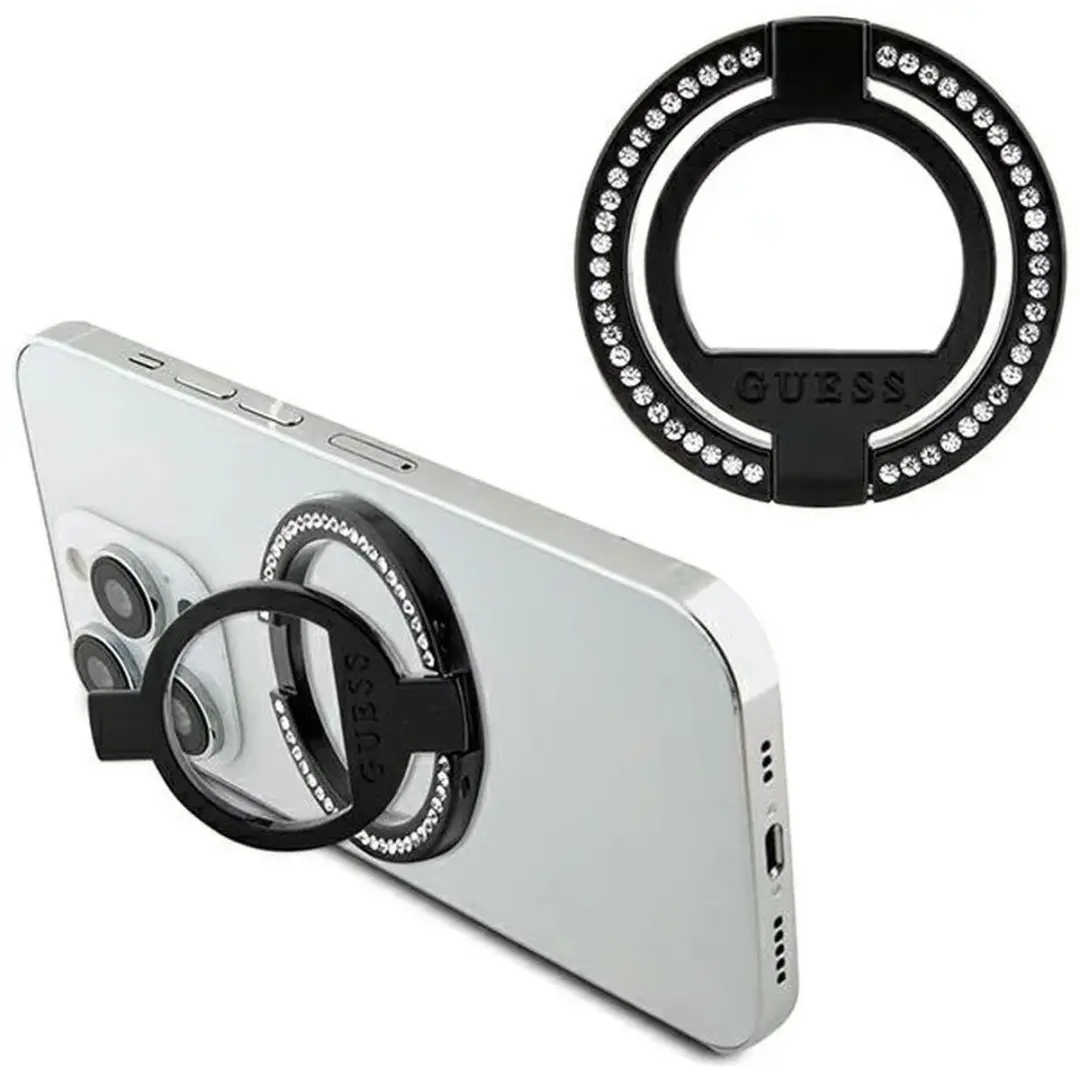 GUESS Magnetic Ring Stand 3666339170356 - Zwart
