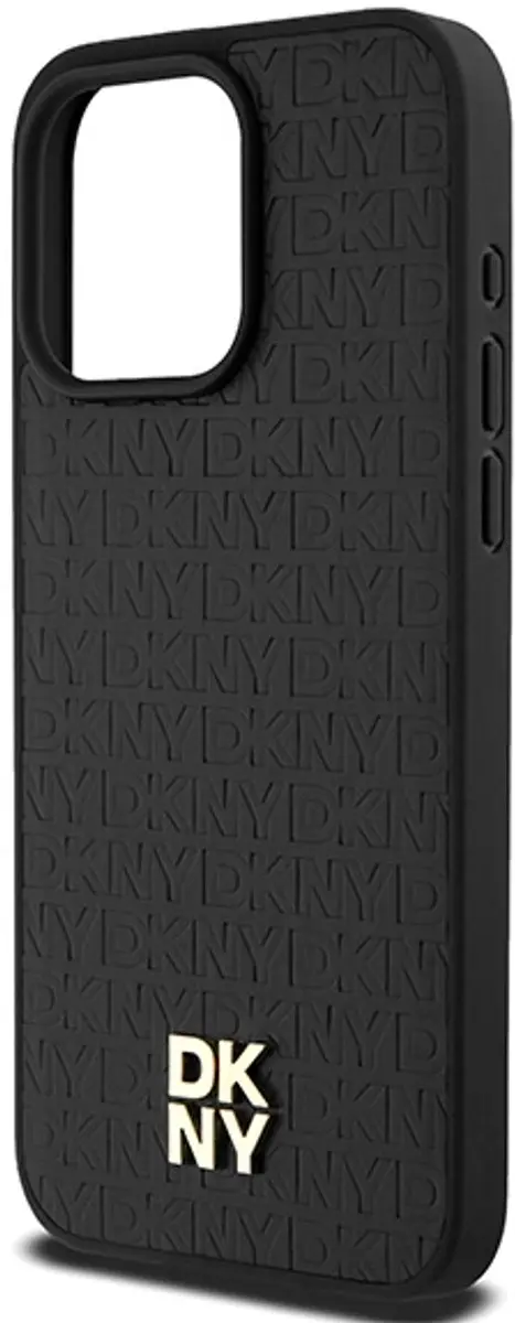 DKNY Repeat Stack Logo Back Case MagSafe iPhone 15 Pro Max - Zwart - afbeelding 6 van 6