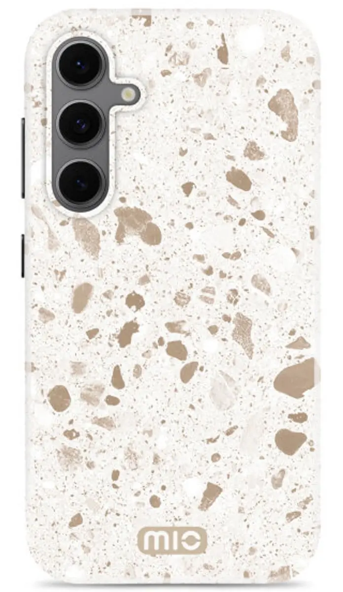 Mio by Mobilize Hoesje MIOSTS24FE5G - Samsung Galaxy S24 FE - MagSafe - Terrazzo Wit/Beige - afbeelding 6 van 6