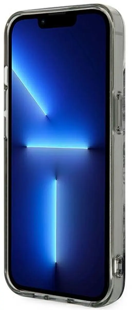 Guess Porselein Collectie Hoesje iPhone 14 Plus - Grijs - 3666339090715