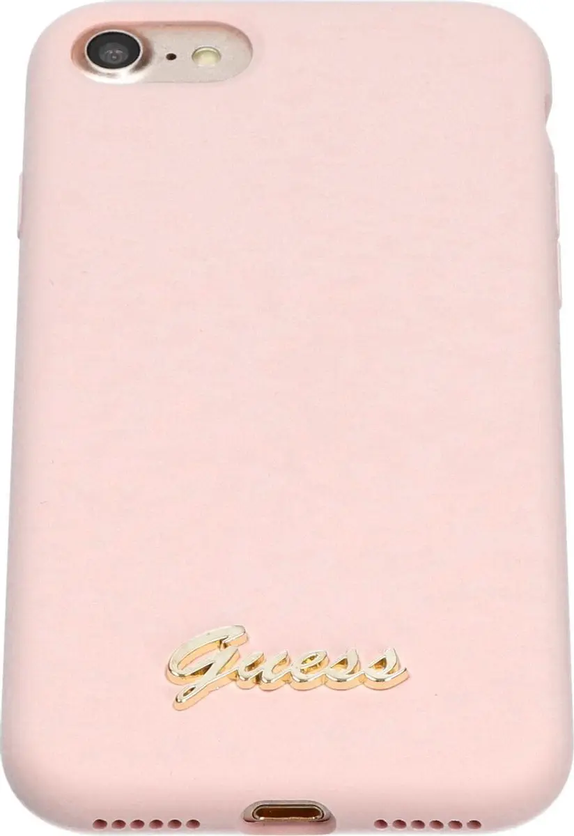 Guess iPhone SE2 & 8 Roze Backcover Hoesje S212-4