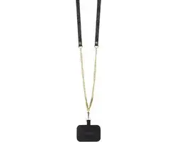 Guess 4G Triangle Crossbody Hoesje - iPhone 15 - Zwart