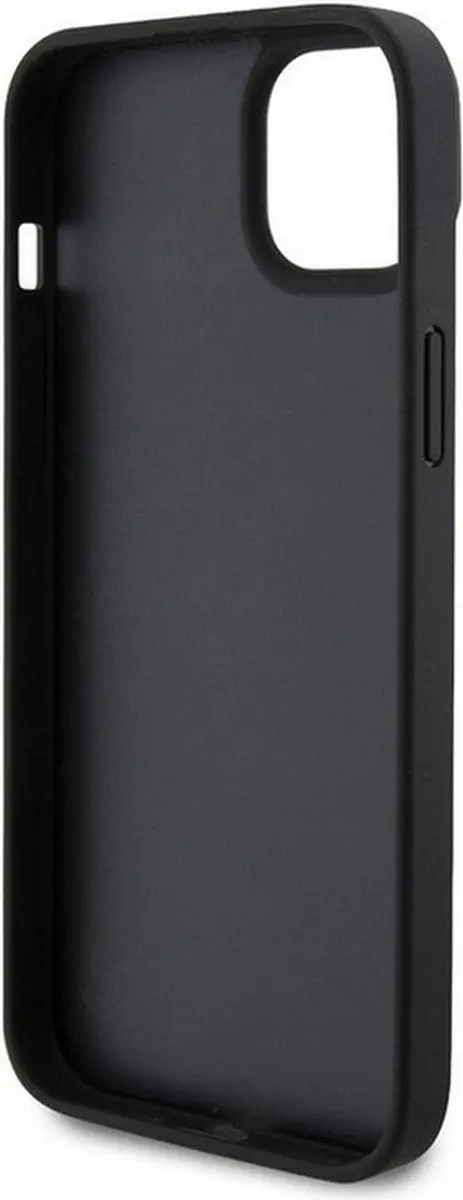 Guess 4G Triangle Crossbody Hoesje - iPhone 15 - Zwart