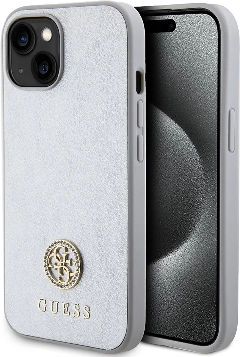 GUESS Strass Metal Logo Back Case