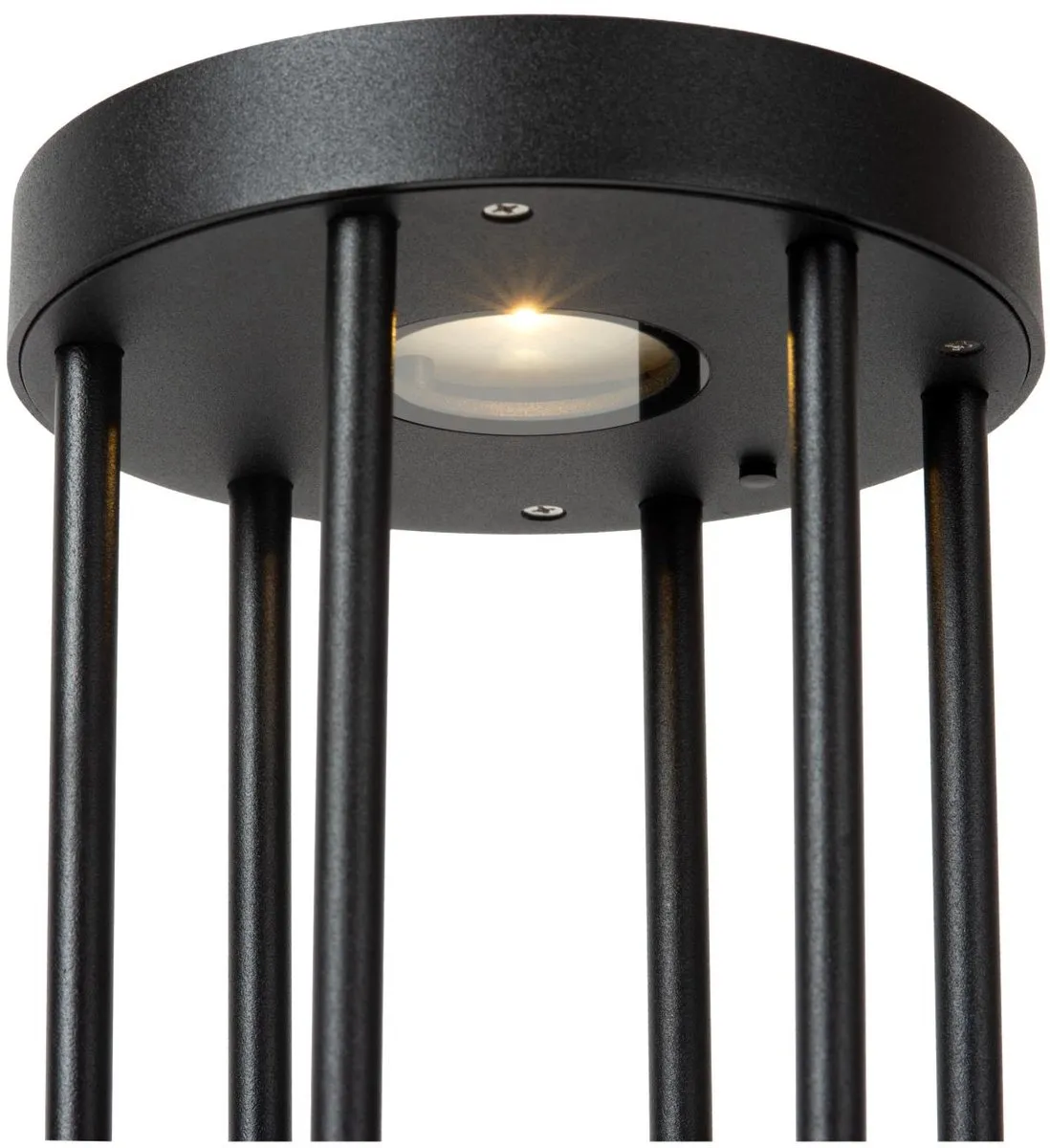 Lucide Jackson Sokkellamp Zonne-energie 2W - Zwart