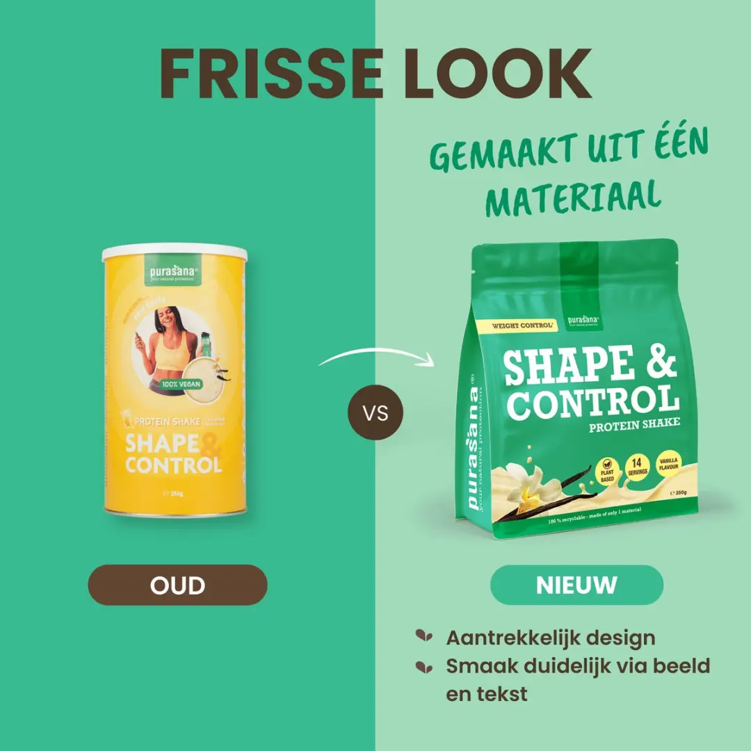 Purasana Shape & Control Vegan Protein Vanille 350g