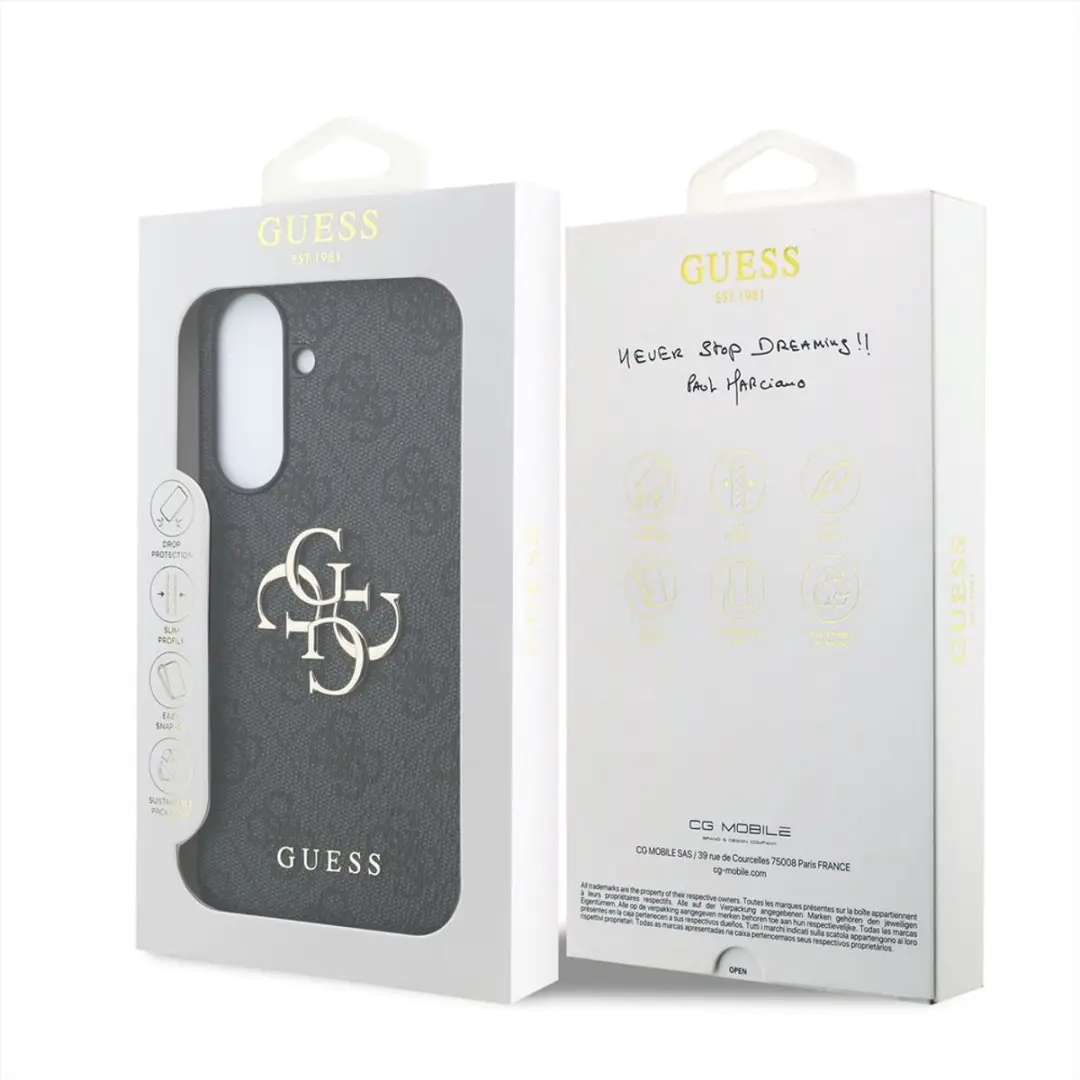 GUESS Hoesje Samsung Galaxy A57 - PU Leren Grijs - MPN 14941