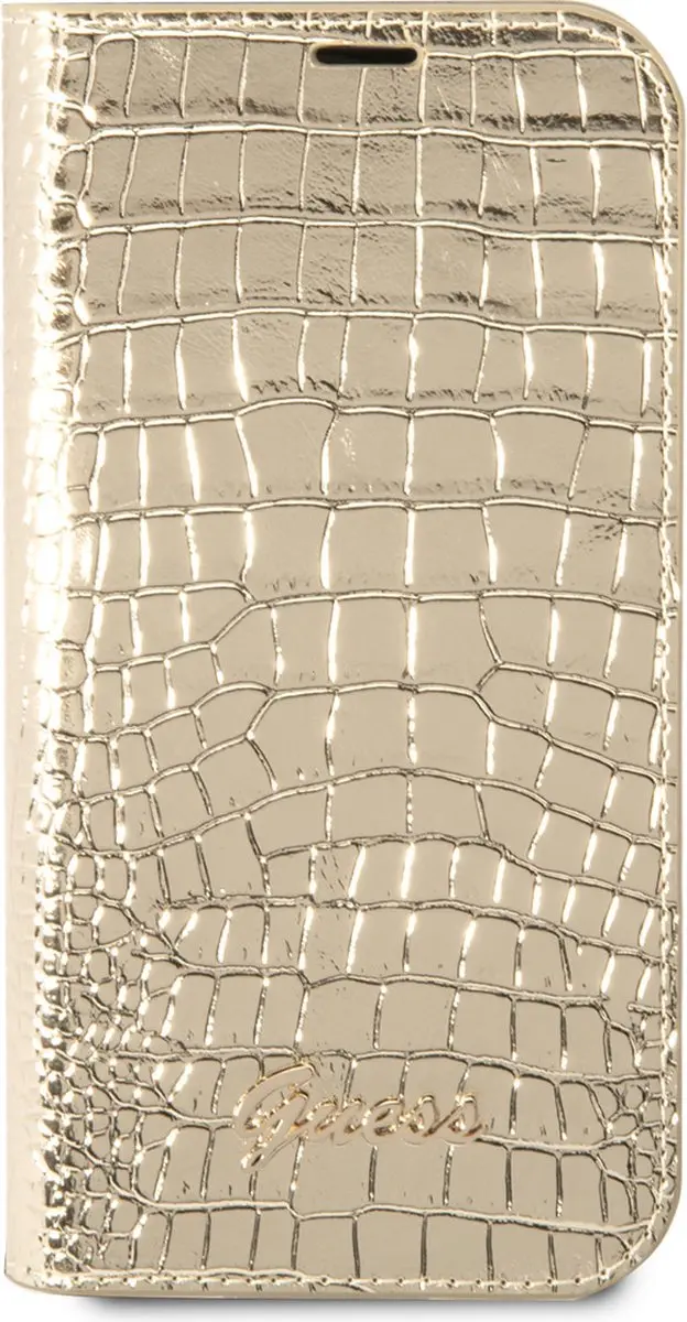 GUESS iPhone 14 Plus Telefoonhoesje - Goud - MagSafe