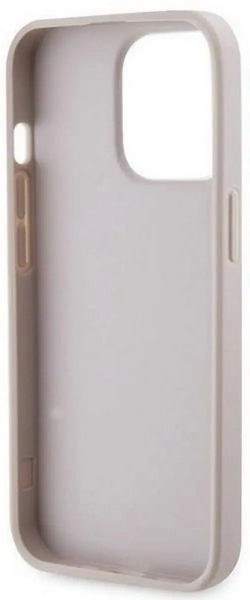 GUESS 4G Triangle Crossbody Back Case - iPhone 13 Pro Max - Roze