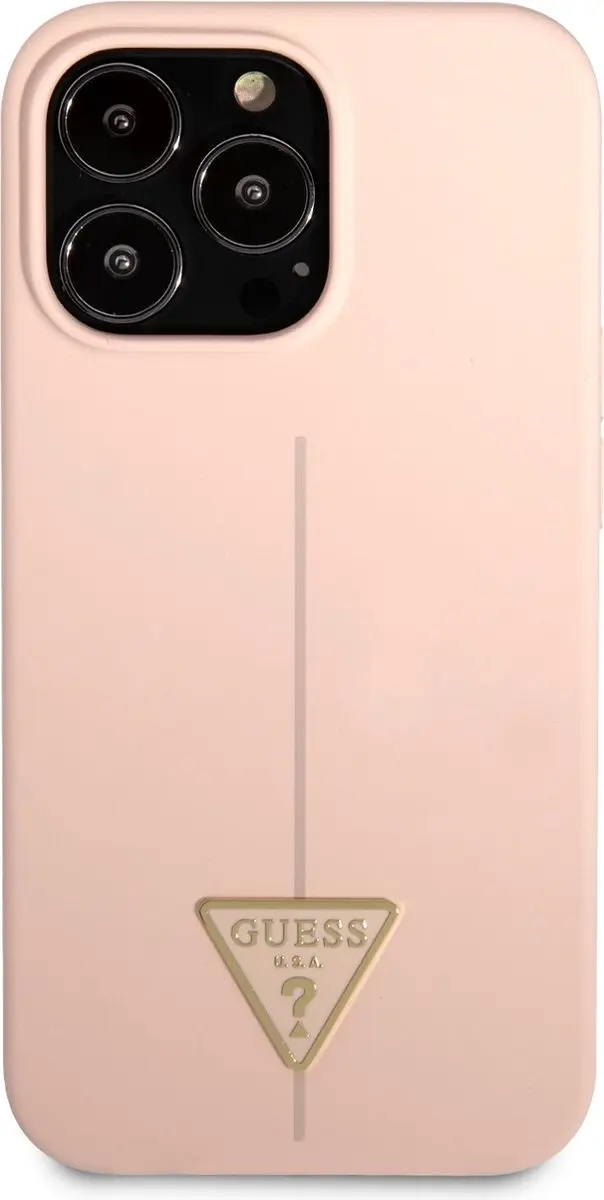 GUESS Silicone Triangle Line Case