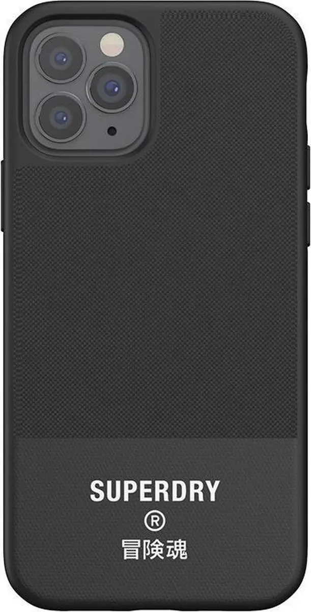 Superdry iPhone 12 Mini Hoesje - Zwart