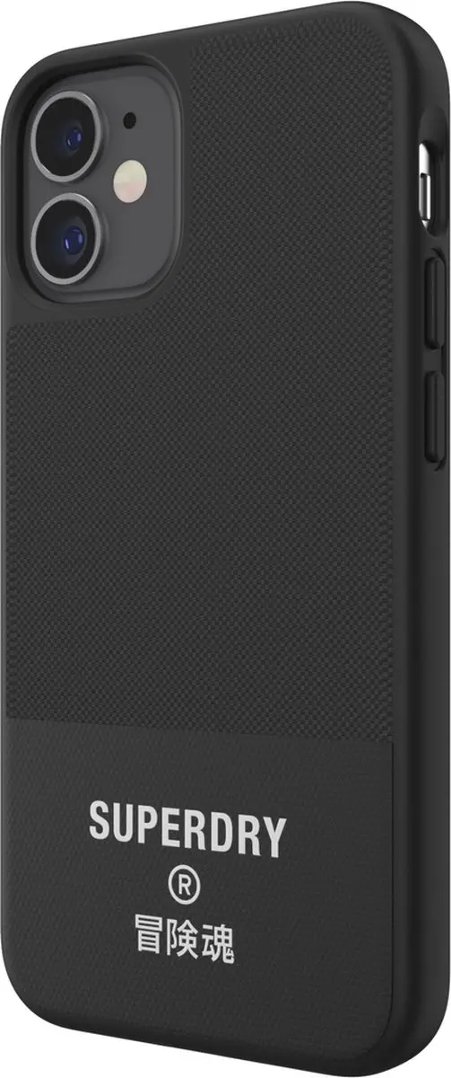 Superdry iPhone 12 Mini Hoesje - Zwart