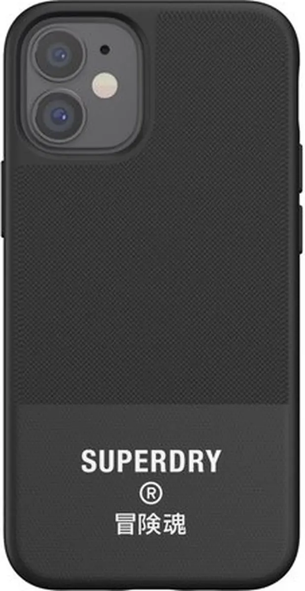 Superdry iPhone 12 Mini Hoesje - Zwart