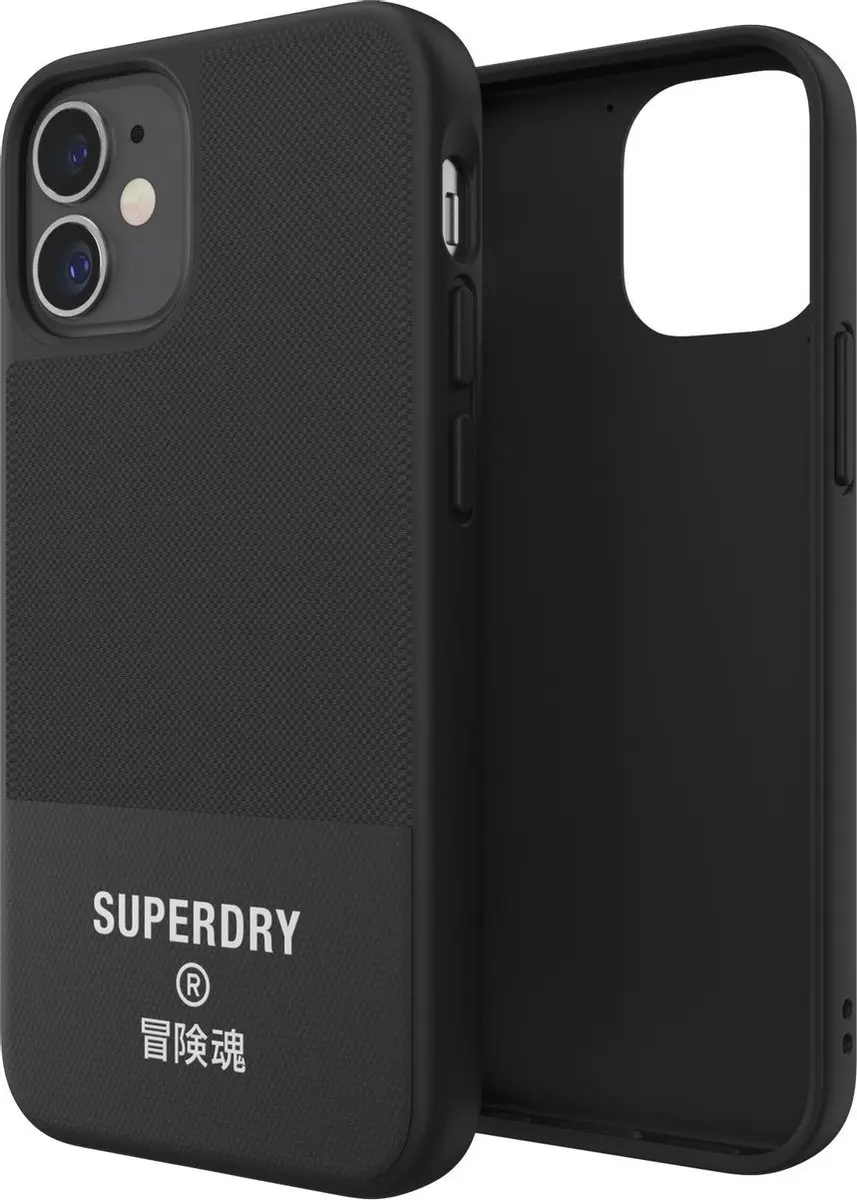 Superdry iPhone 12 Mini Hoesje - Zwart