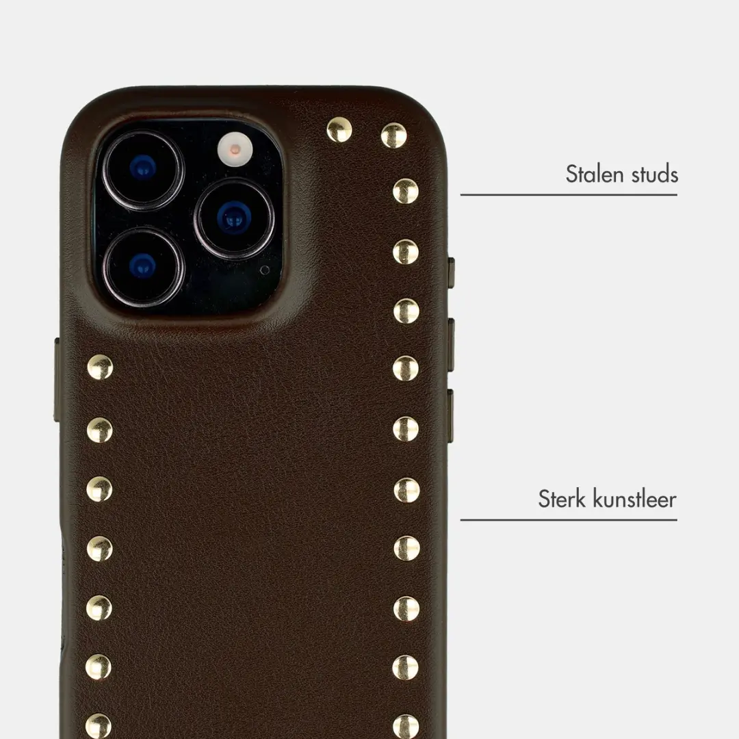 Selencia Hoesje iPhone 16 Pro MagSafe - Cacao Crush