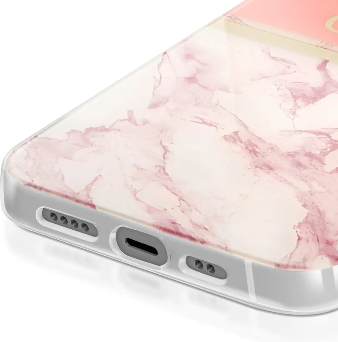 GUESS Hardcase Backcover iPhone 13 Mini - Roze - 7551