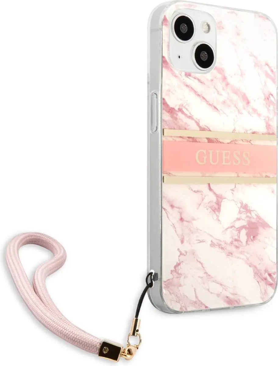 GUESS Hardcase Backcover iPhone 13 Mini - Roze - 7551 - afbeelding 6 van 6