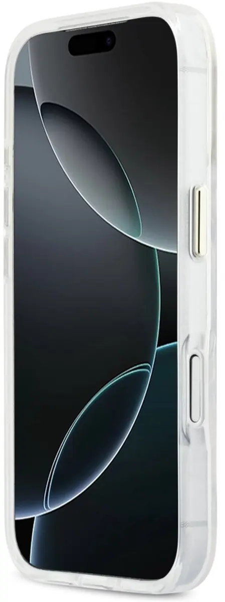 Guess IML Gradient Script MagSafe Hoesje iPhone 17 Pro Max - GUHMP17LGMGW - Wit