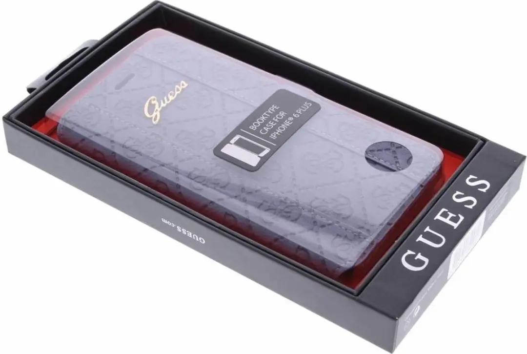GUESS Scarlett Folio Hoesje iPhone 6/6s Plus - Blauw - GUEGUFLBKP6LSCBL