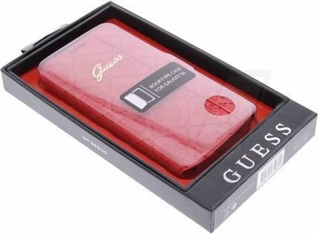 GUESS Galaxy S6 Hoesje - Kunstleer - Rood