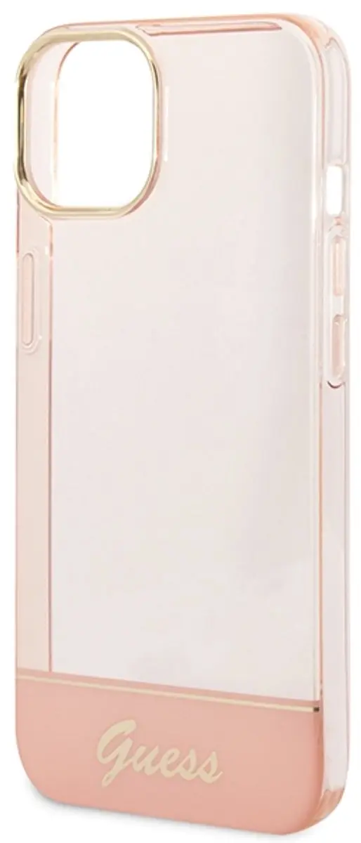 GUESS Translucent Hoesje iPhone 14 Plus - Roze - afbeelding 6 van 6