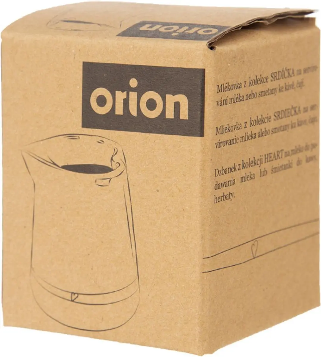 Orion Melkkan Keramiek Wit 120ml