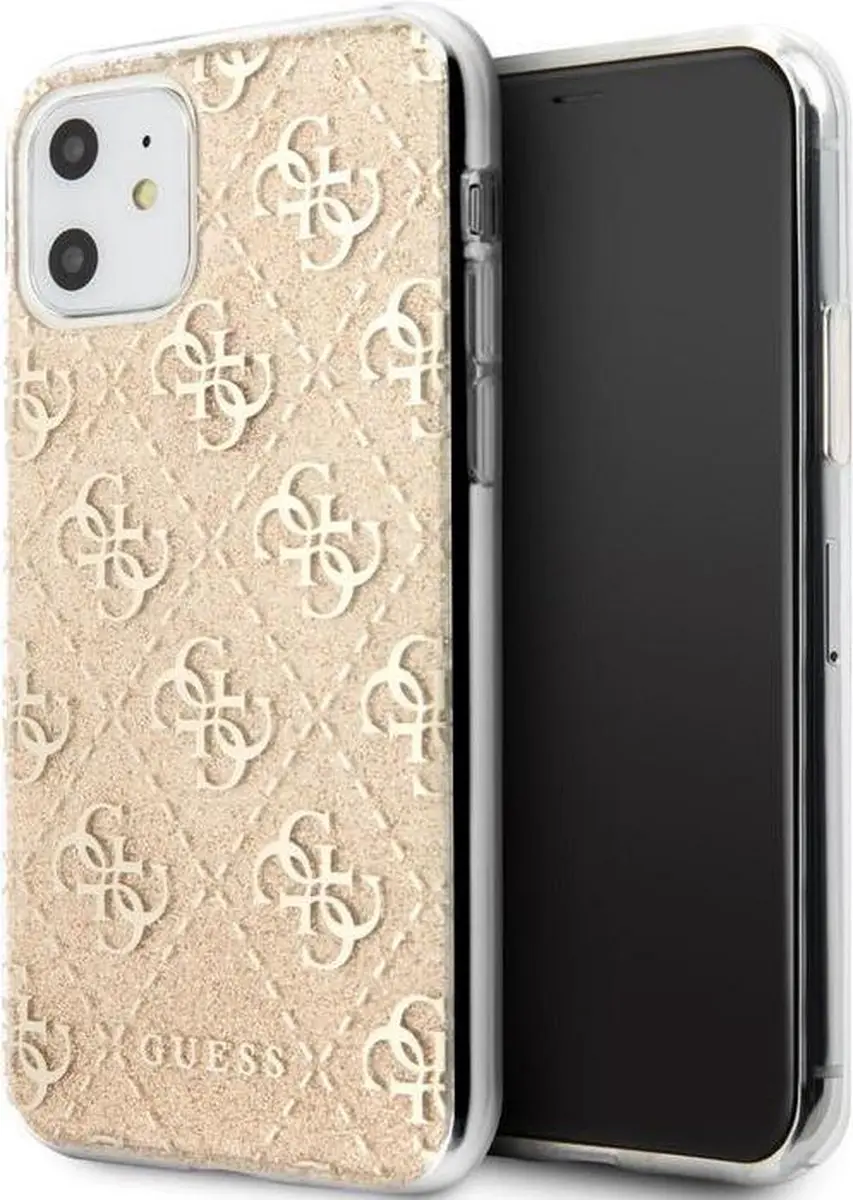 Guess 4G Glitter Hoesje iPhone 11