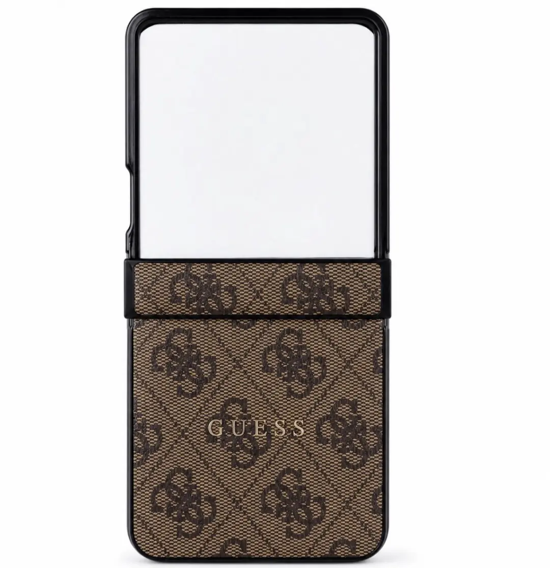 GUESS 4G Classic MagSafe Hoesje - Samsung Galaxy Z Flip 7 - Zwart - MPN 3666339559267