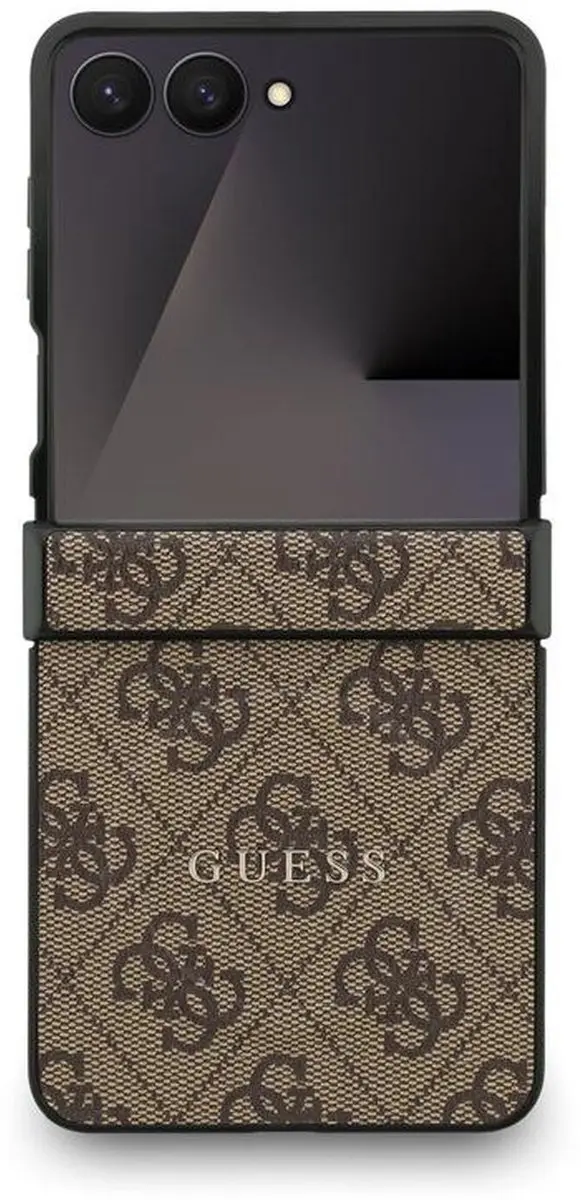 GUESS 4G Classic MagSafe Hoesje - Samsung Galaxy Z Flip 7 - Zwart - MPN 3666339559267