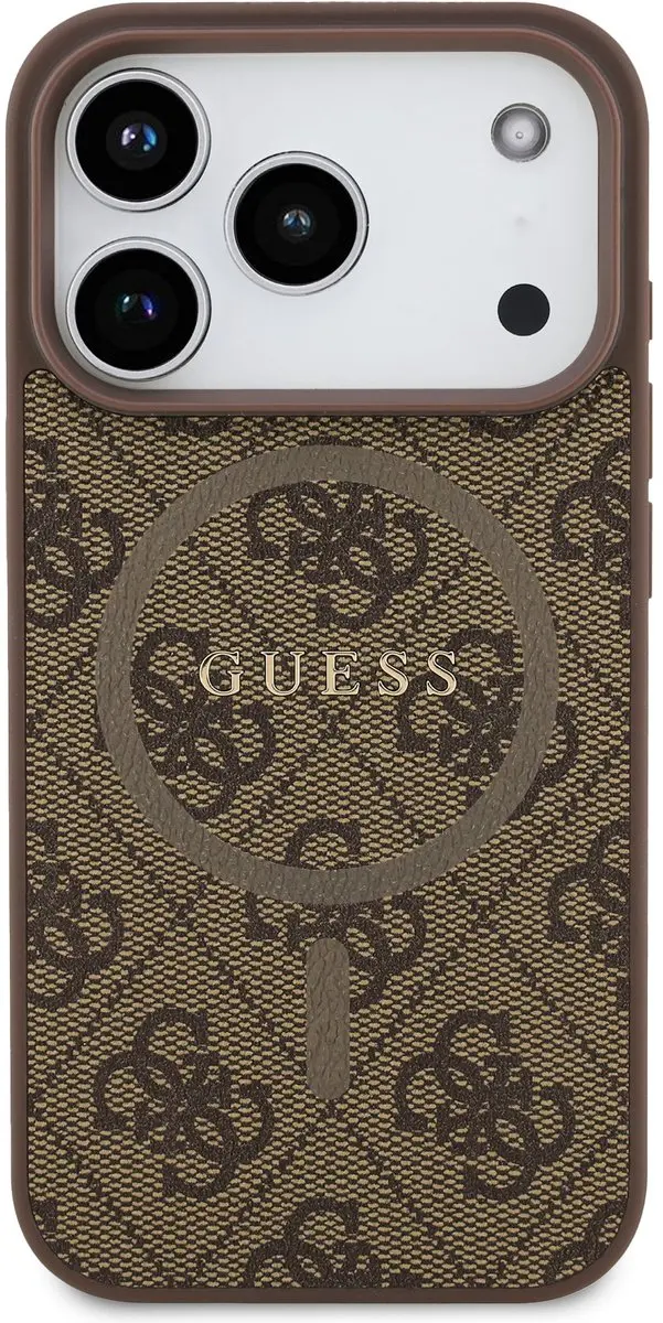 GUESS Back Cover Case iPhone 17 Pro - Magsafe - Bruin