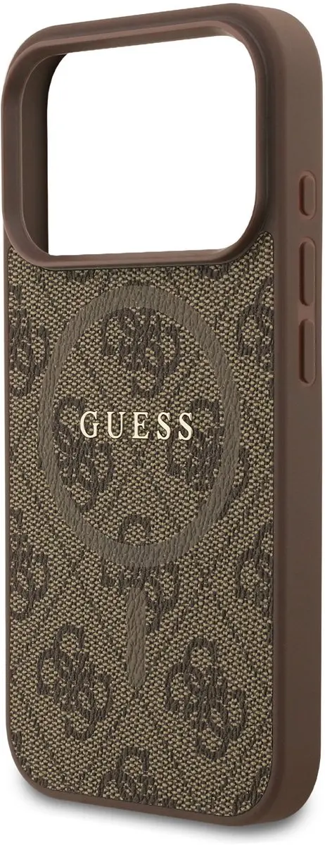 GUESS Back Cover Case iPhone 17 Pro - Magsafe - Bruin - afbeelding 6 van 6