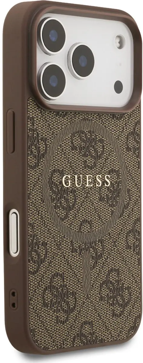 GUESS Back Cover Case iPhone 17 Pro - Magsafe - Bruin