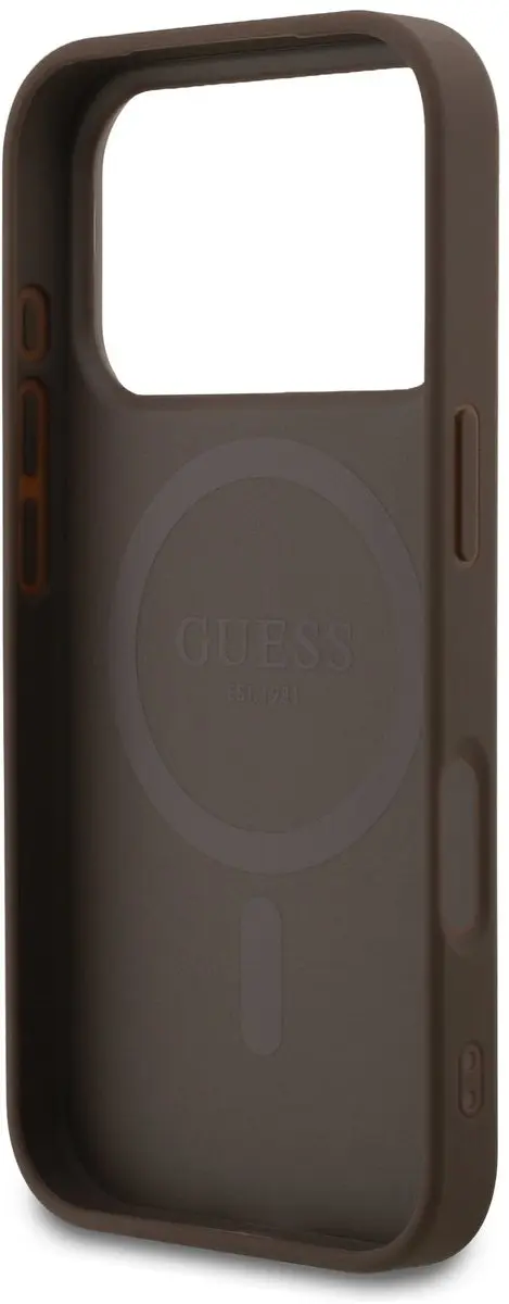 GUESS Back Cover Case iPhone 17 Pro - Magsafe - Bruin