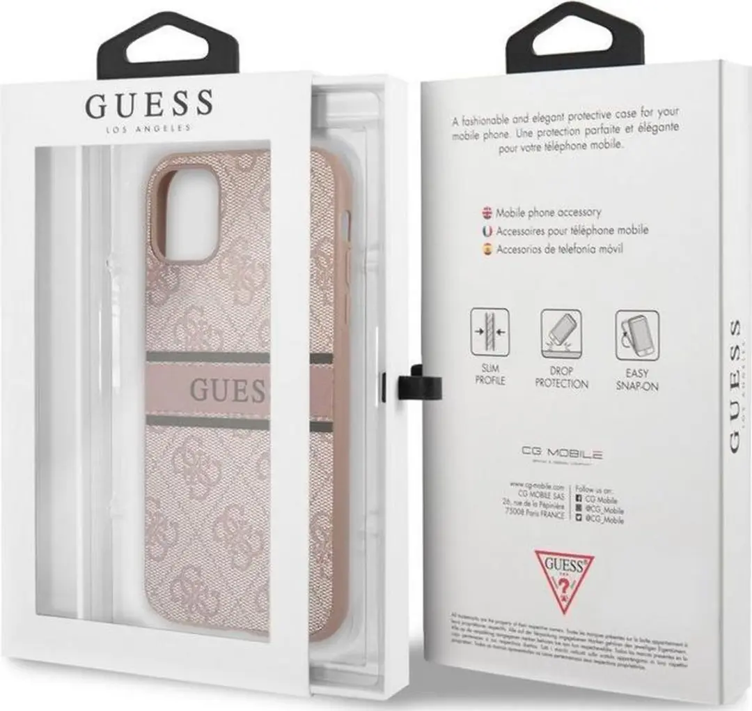 Guess GUHCP11S4GPPI Hoesje iPhone 11 - Roze