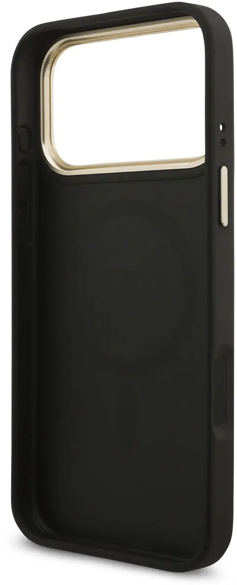 GUESS iPhone 17 Pro Max Telefoonhoesje - MagSafe - Zwart