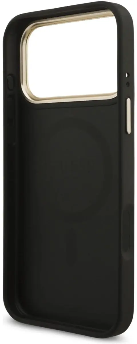 GUESS iPhone 17 Pro Max Telefoonhoesje - MagSafe - Zwart